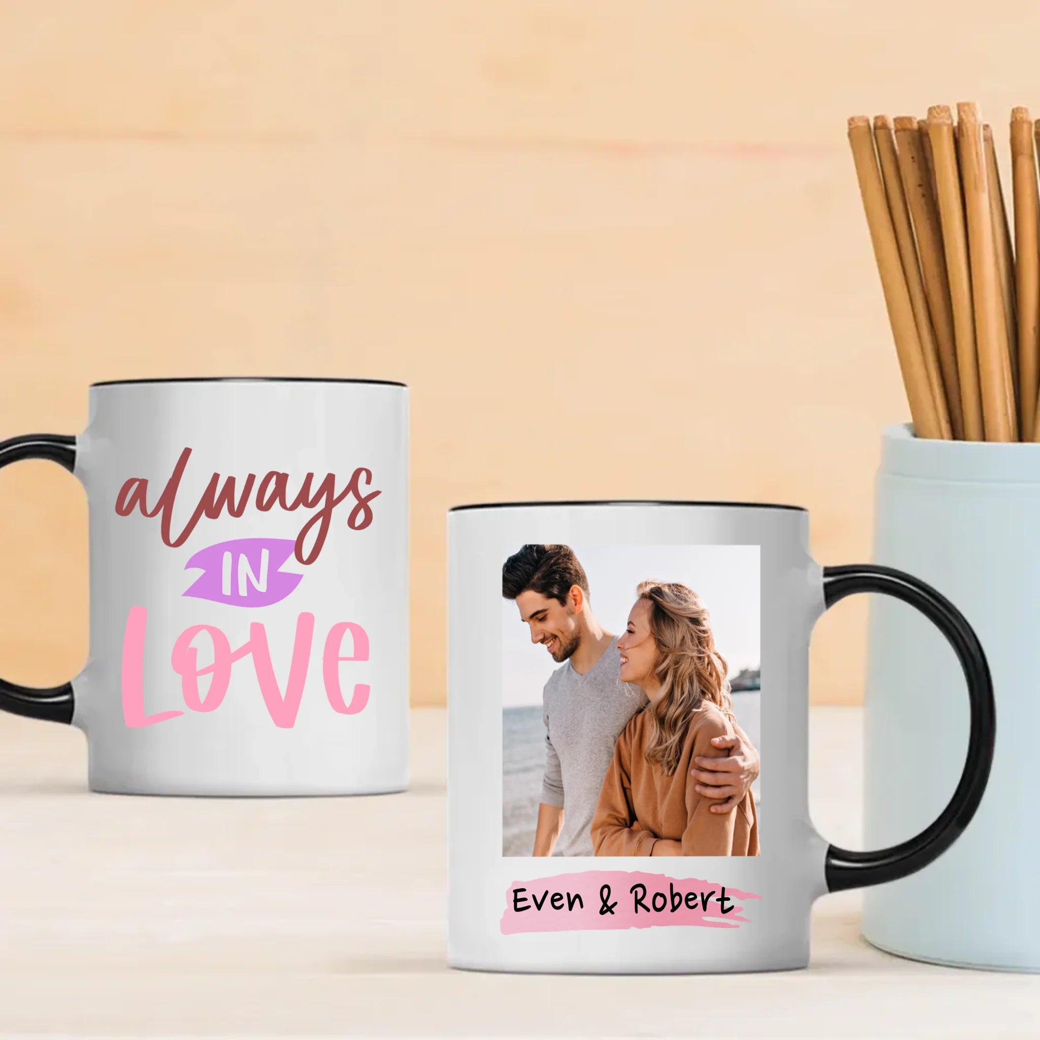 Heat Reveal Couple Mugs – Personalized Mugs That Celebrate Your Sweet Love - 89Prints