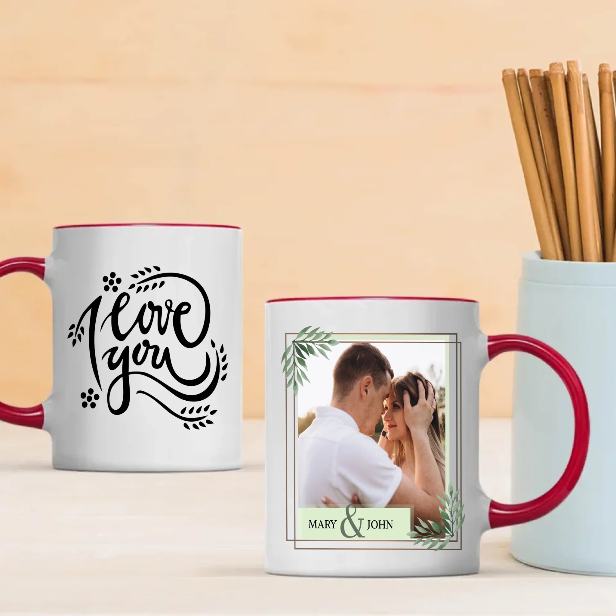 Personalized Love Quote Mugs with Photo – Custom Romantic Gifts - 89Prints
