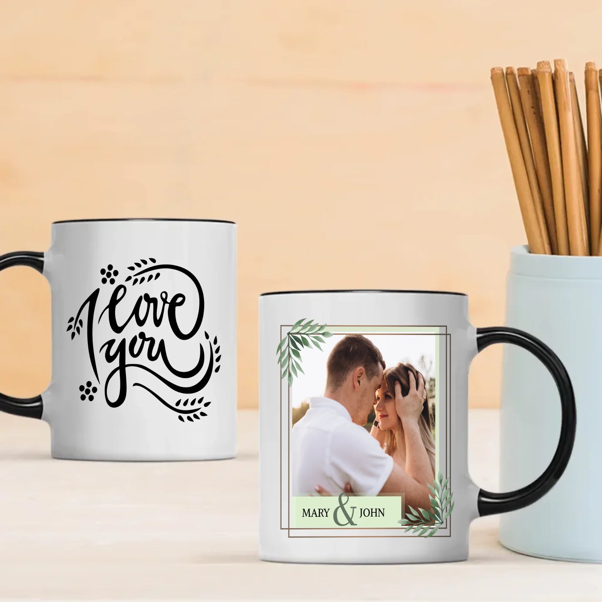 Personalized Love Quote Mugs with Photo – Custom Romantic Gifts - 89Prints