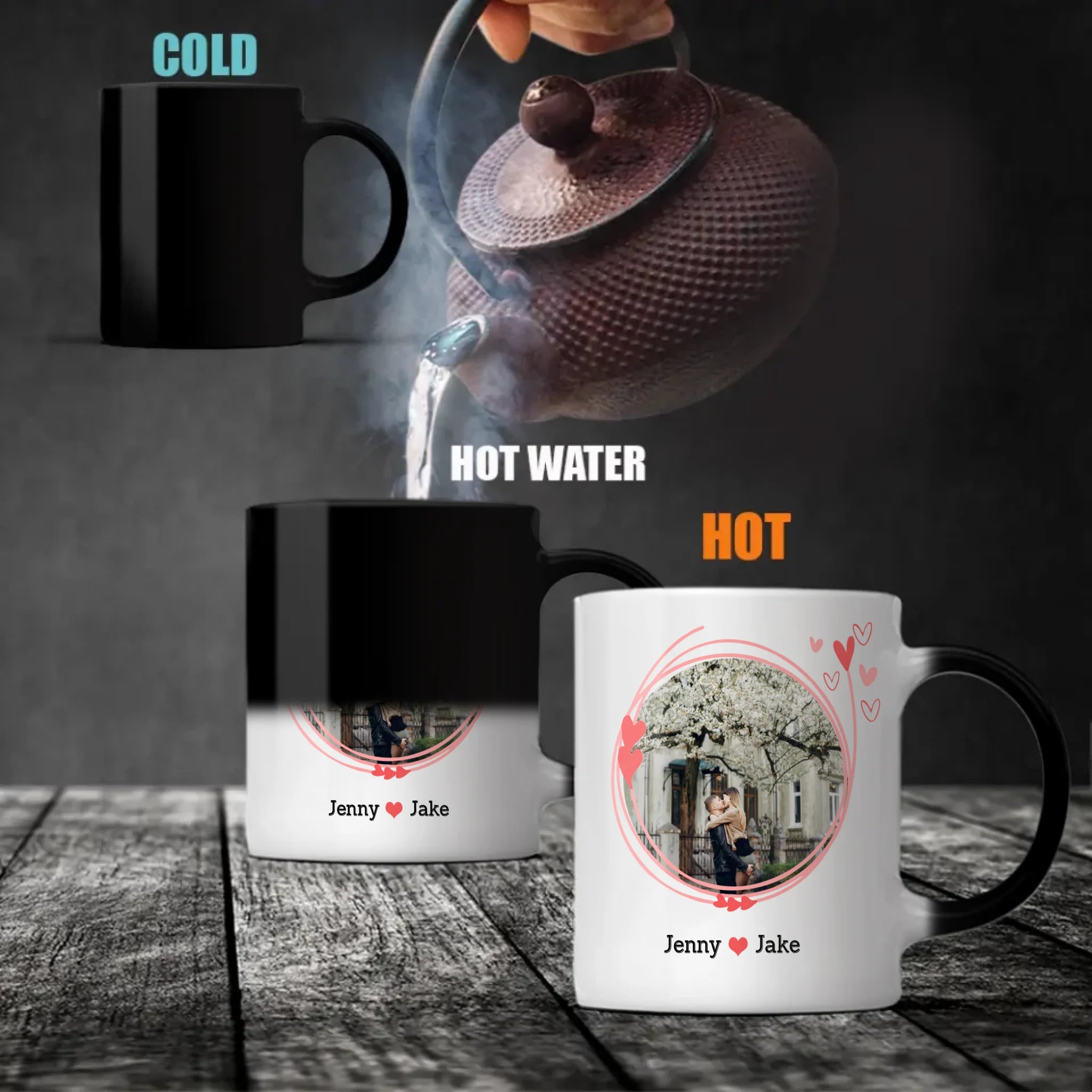 Custom Couple Name Mug – Where Two Names Tell One Love Story - 89Prints