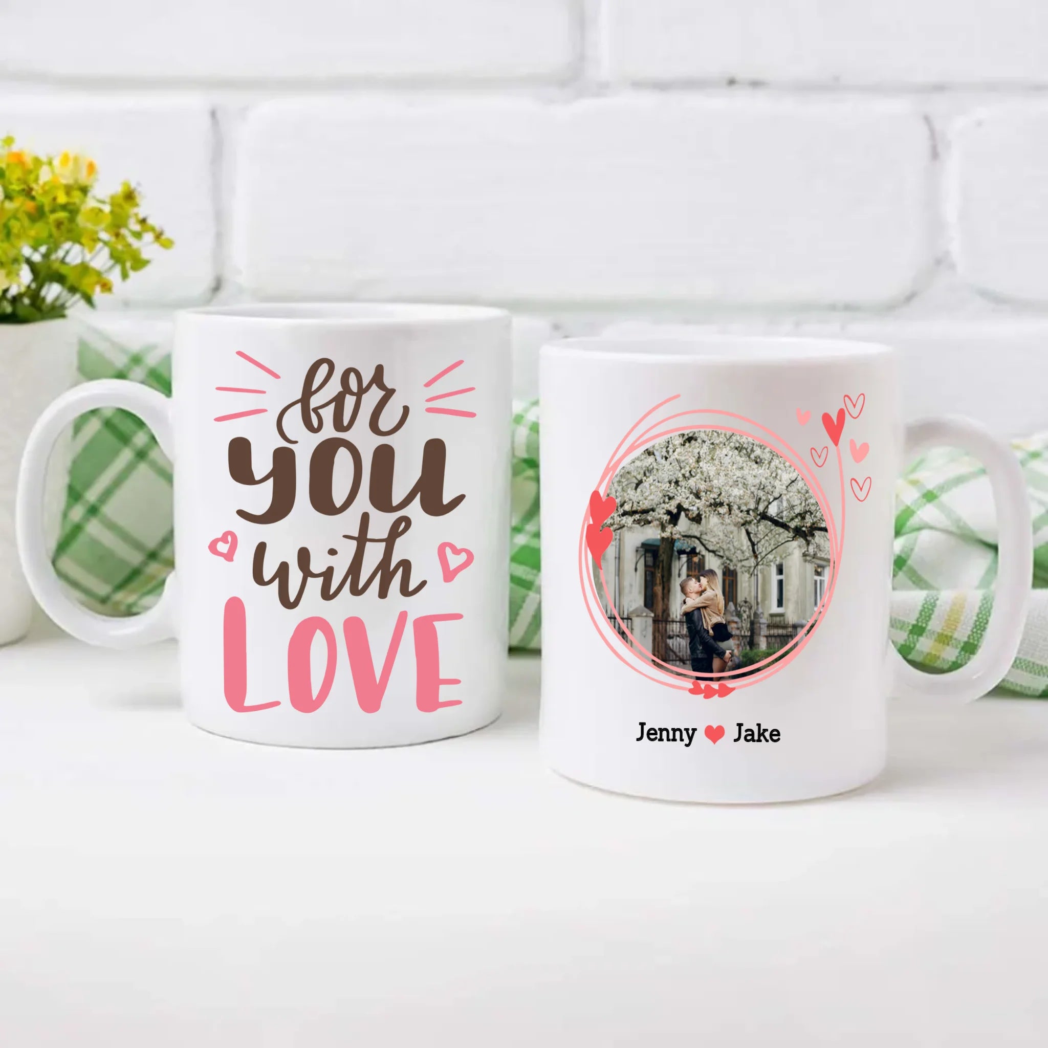 Custom Couple Name Mug – Where Two Names Tell One Love Story - 89Prints