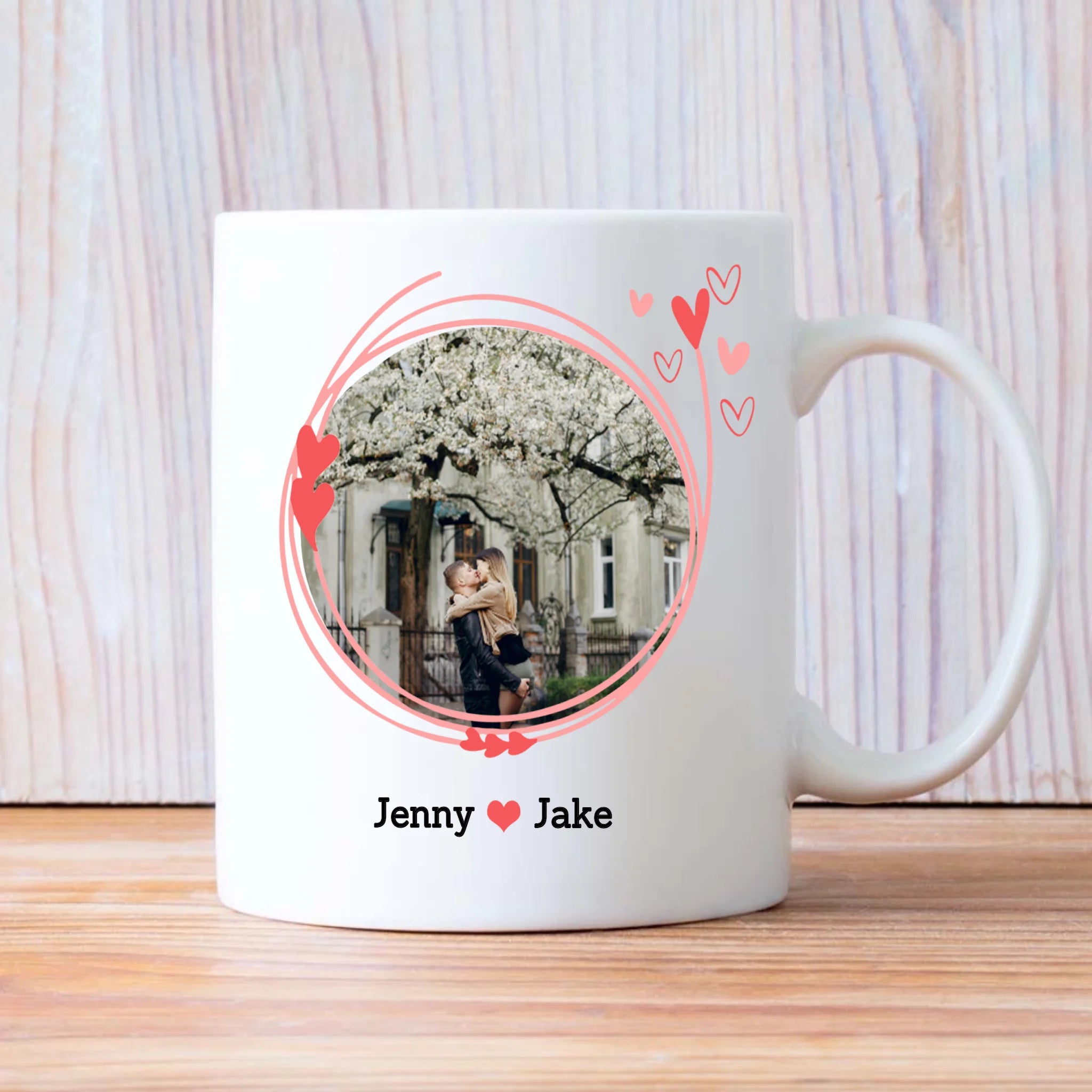 Custom Couple Name Mug – Where Two Names Tell One Love Story - 89Prints