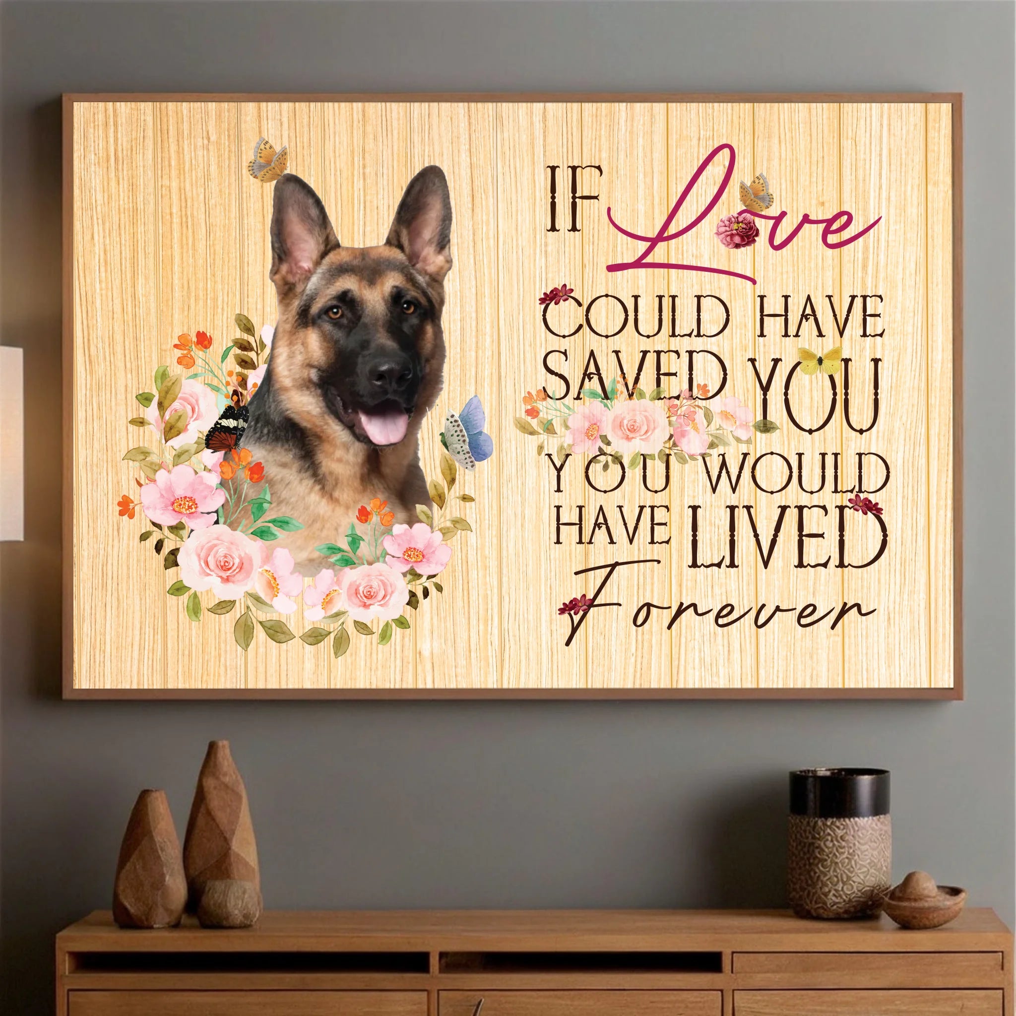 If Love Forever Poster A Timeless Tribute to Your Loyal Pet - 89Prints