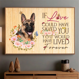 If Love Forever Poster A Timeless Tribute to Your Loyal Pet - 89Prints