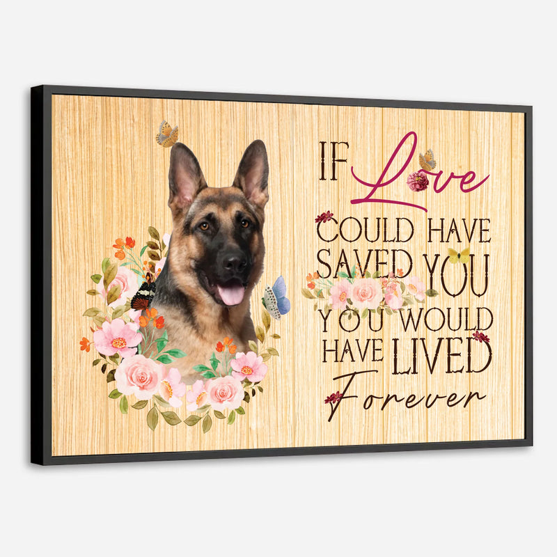 If Love Forever Poster A Timeless Tribute to Your Loyal Pet - 89Prints