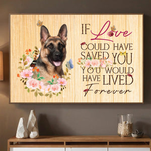 If Love Forever Poster A Timeless Tribute to Your Loyal Pet - 89Prints