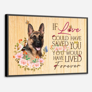 If Love Forever Poster A Timeless Tribute to Your Loyal Pet - 89Prints