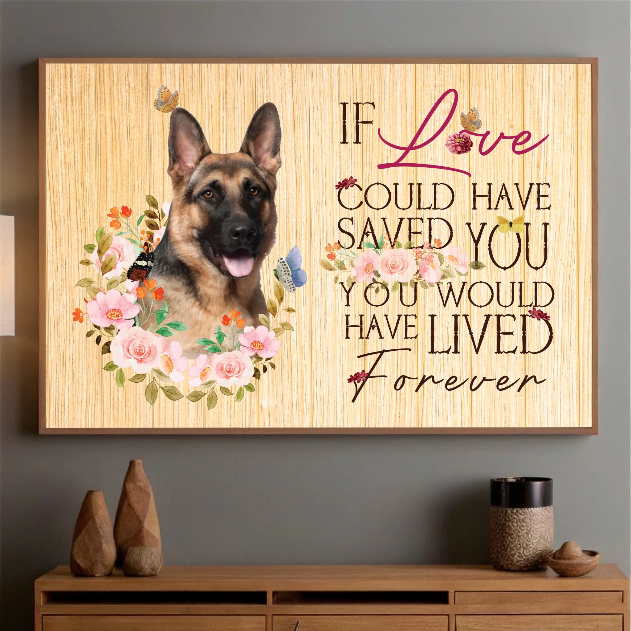 If Love Forever Poster A Timeless Tribute to Your Loyal Pet - 89Prints