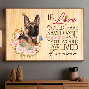 If Love Forever Poster A Timeless Tribute to Your Loyal Pet - 89Prints