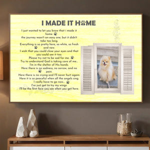 I Make It Home Custom Pet Poster A Thoughtful and Heartwarming Gift for Pet Lovers - 89Prints