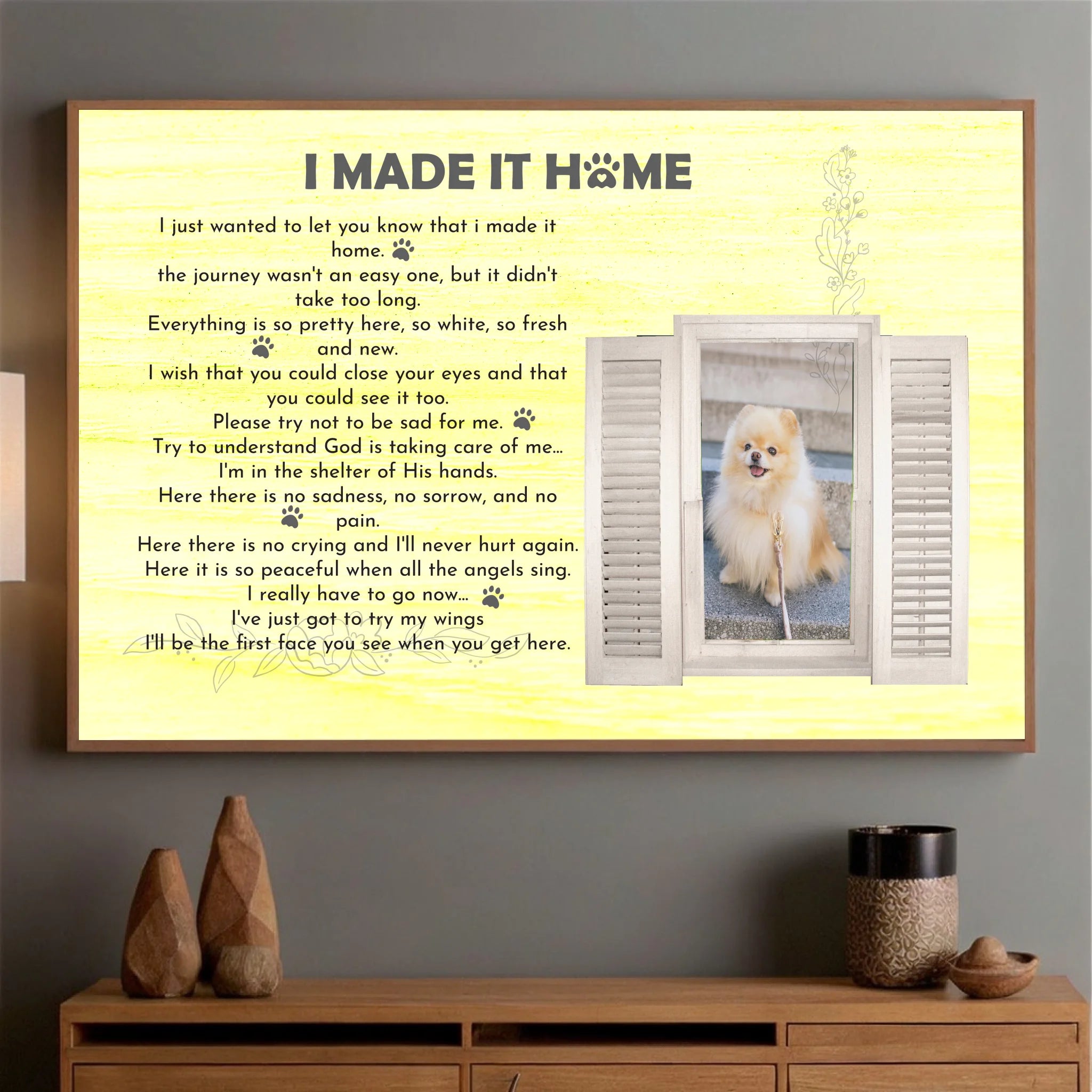 I Make It Home Custom Pet Poster A Thoughtful and Heartwarming Gift for Pet Lovers - 89Prints