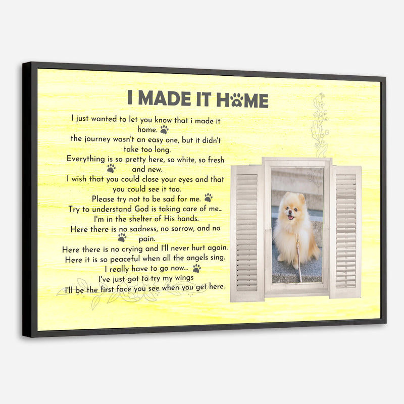 I Make It Home Custom Pet Poster A Thoughtful and Heartwarming Gift for Pet Lovers - 89Prints