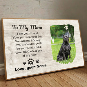 Faithful Dog Poster That Celebrates Unwavering Love  - 89Prints