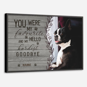 Design a Custom Memorial Photo Tribute Inspired by The Hardest Goodbye from 89Prints