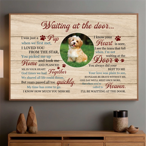 Create a Custom Dog Tribute Personalized Memorial Gift to Honor Your Loyal Pet - 89Prints
