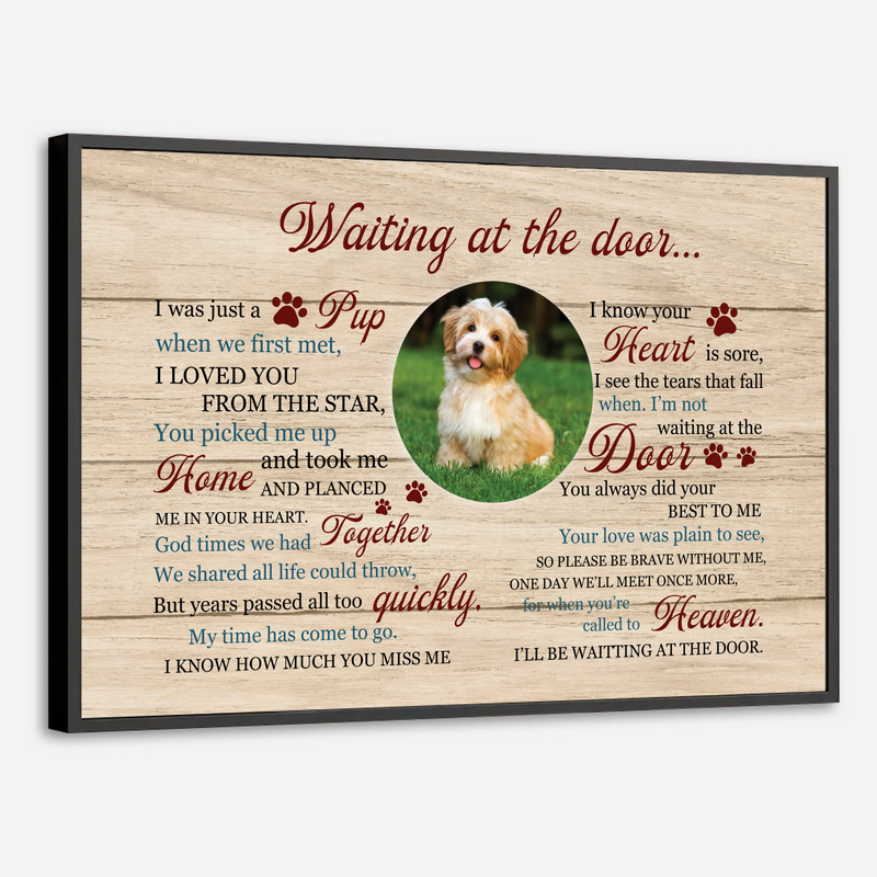 Create a Custom Dog Tribute Personalized Memorial Gift to Honor Your Loyal Pet - 89Prints