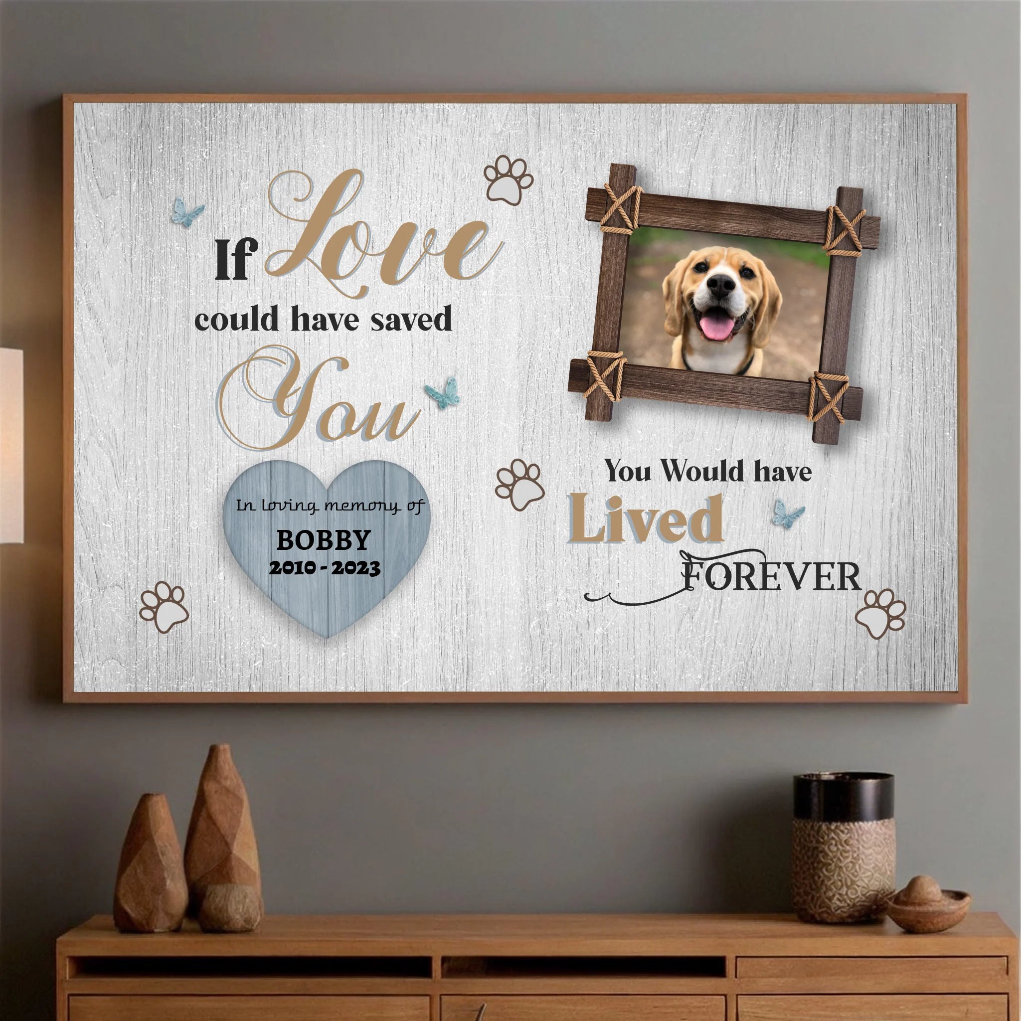 89Prints-Custom Pet Memorial Poster – 