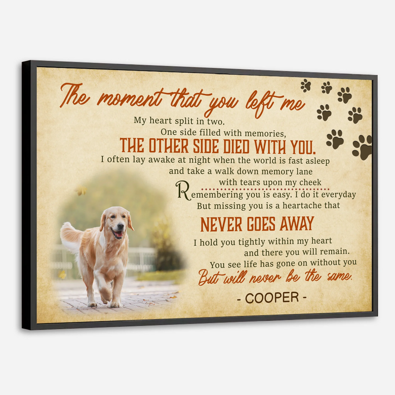 89Prints-Custom Pet Mother’s Day Poster – A Personalized Poem with Your Pet’s Name and Photo