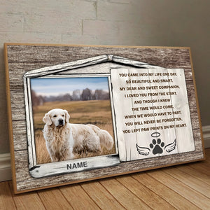 89Prints-Forever in Our Hearts – Personalized Pet Memorial Poster to Cherish Every Paw Print