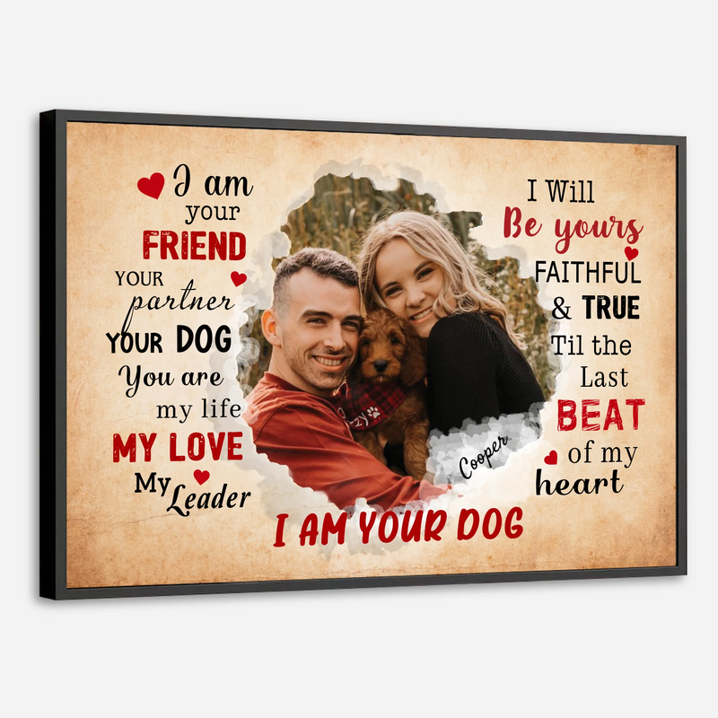 89Prints-Customizable Dog Poster – A Tribute to the Unbreakable Bond You Share