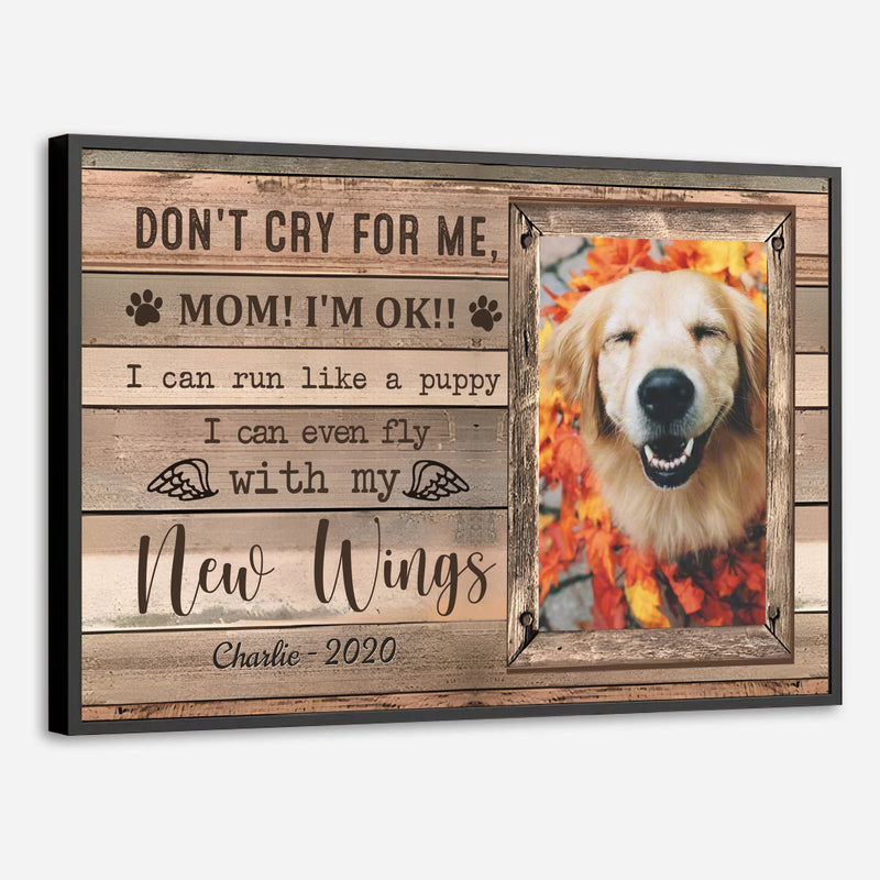Customizable Pet Memorial Poster – Because Some Goodbyes Last Forever-89Prints