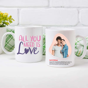 Love Quote Mugs Custom Romantic Coffee Mugs for Couples from 89Prints
