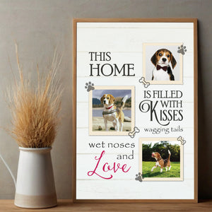 This Home is Filled with Kisses Custom Photo Poster A Heartwarming Personalized Gift - 89Prints