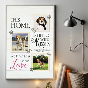 This Home is Filled with Kisses Custom Photo Poster A Heartwarming Personalized Gift - 89Prints