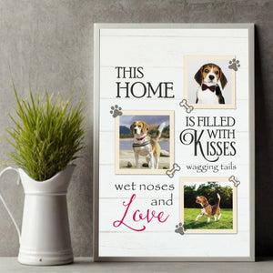 This Home is Filled with Kisses Custom Photo Poster A Heartwarming Personalized Gift - 89Prints