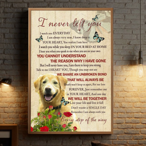 Always With You – Custom Pet Memorial Poster A Heartfelt Tribute to Your Beloved Pet from 89Prints