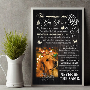 Personalized Pet Memorial Poster A Beautiful Tribute to Honor Your Loyal Friend - 89Prints