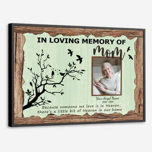 Forever Smile – Custom Memorial Poster with Your Mom’s Photo, a Lasting Tribute from 89Prints