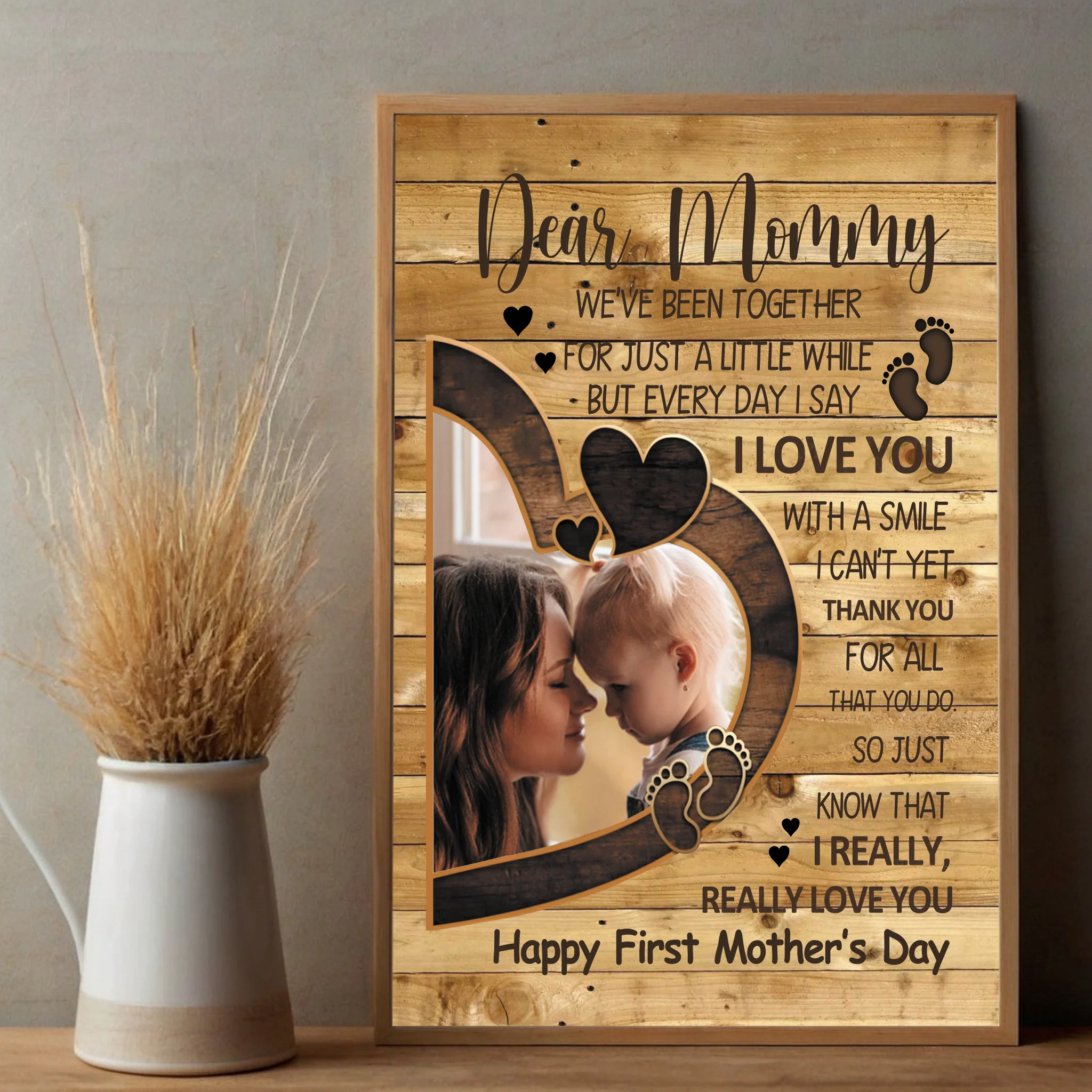 Personalized Poster for Mom – Add Your Special Moments with Custom Design - 89Prints