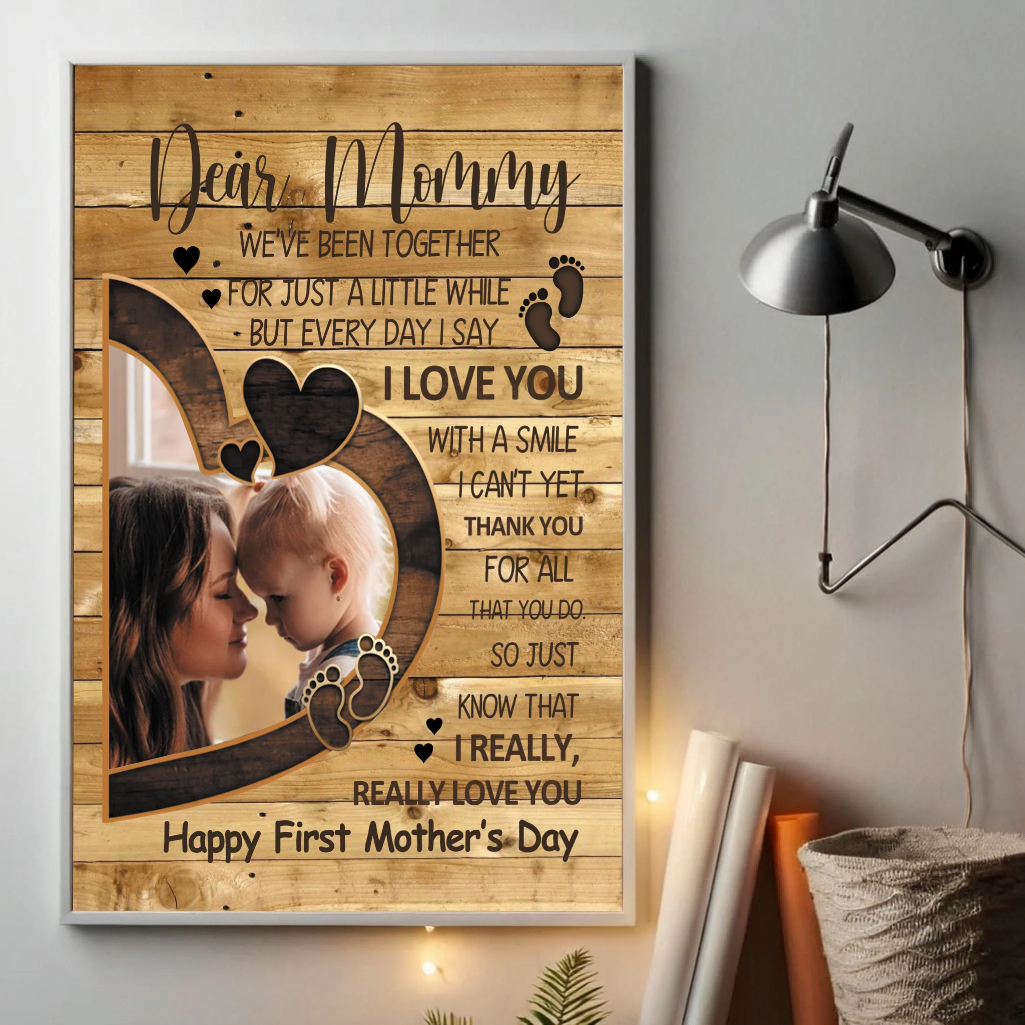 Personalized Poster for Mom – Add Your Special Moments with Custom Design - 89Prints