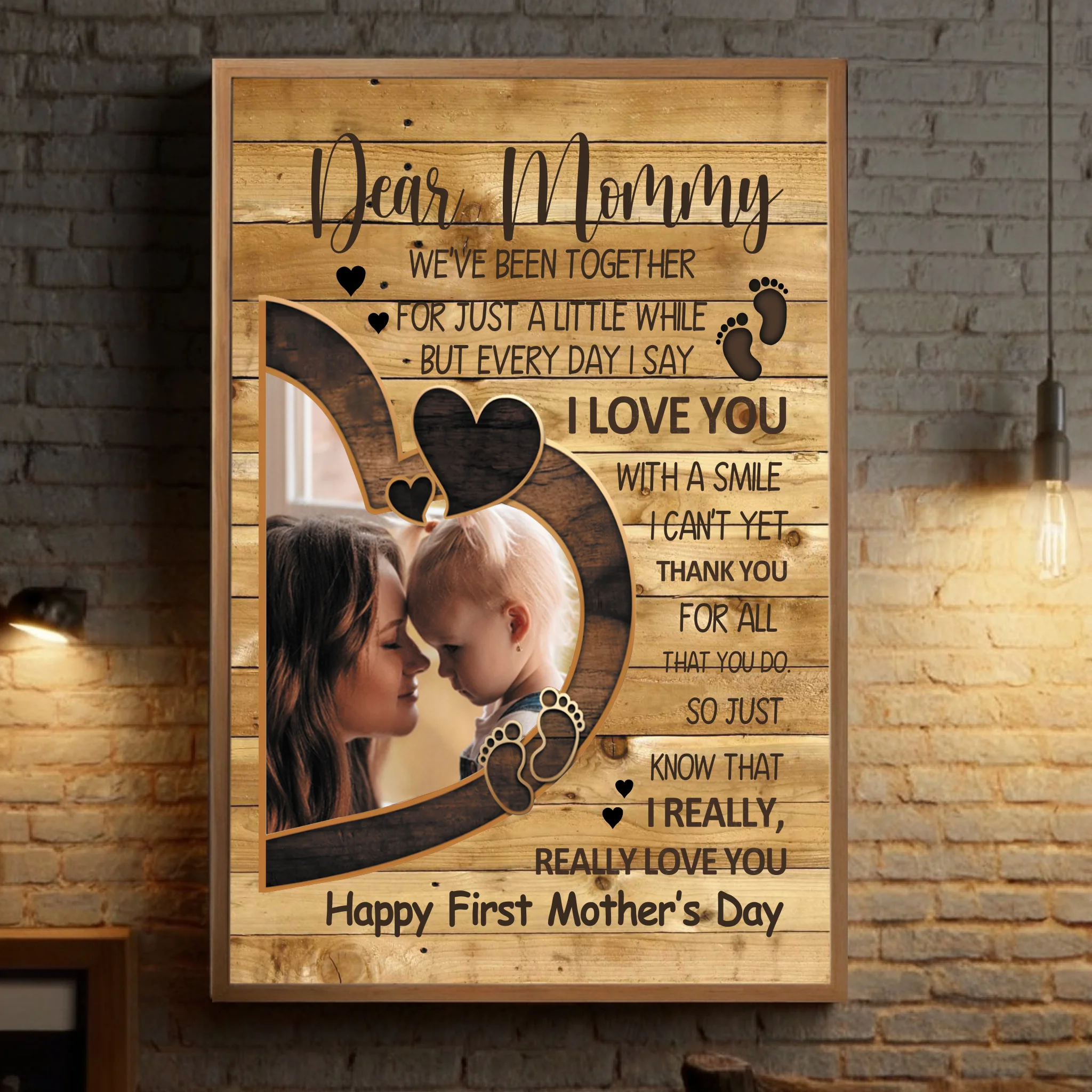 Personalized Poster for Mom – Add Your Special Moments with Custom Design - 89Prints