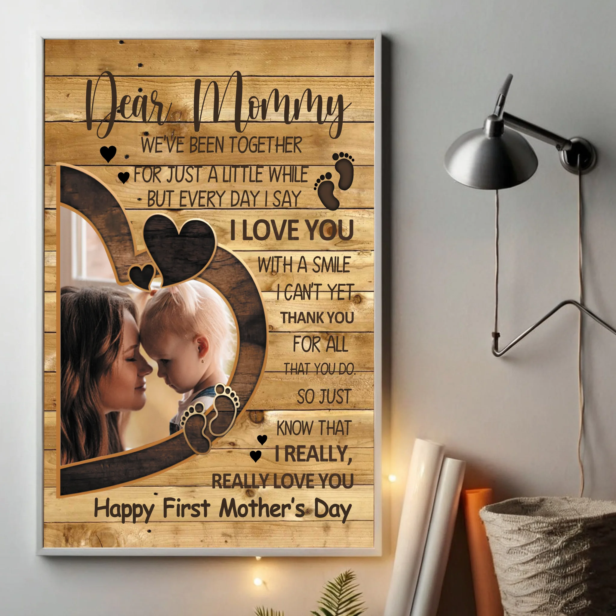 Personalized Poster for Mom – Add Your Special Moments with Custom Design - 89Prints