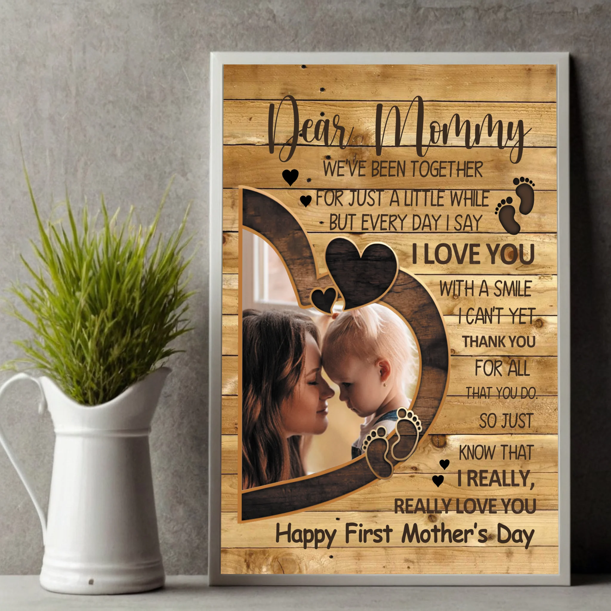 Personalized Poster for Mom – Add Your Special Moments with Custom Design - 89Prints