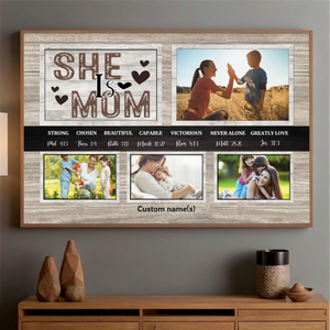 Heartfelt Mother’s Day Gift – Personalized Family Poster to Celebrate Love - 89Prints