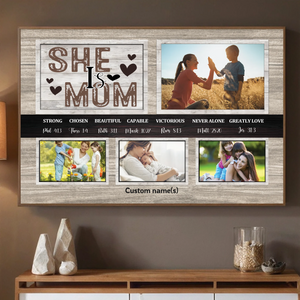 Heartfelt Mother’s Day Gift – Personalized Family Poster to Celebrate Love - 89Prints