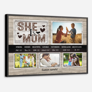 Heartfelt Mother’s Day Gift – Personalized Family Poster to Celebrate Love - 89Prints