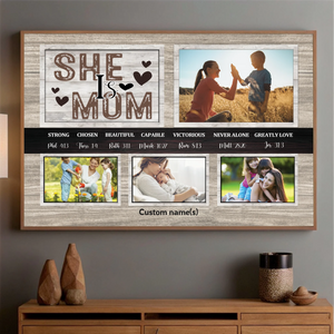 Heartfelt Mother’s Day Gift – Personalized Family Poster to Celebrate Love - 89Prints