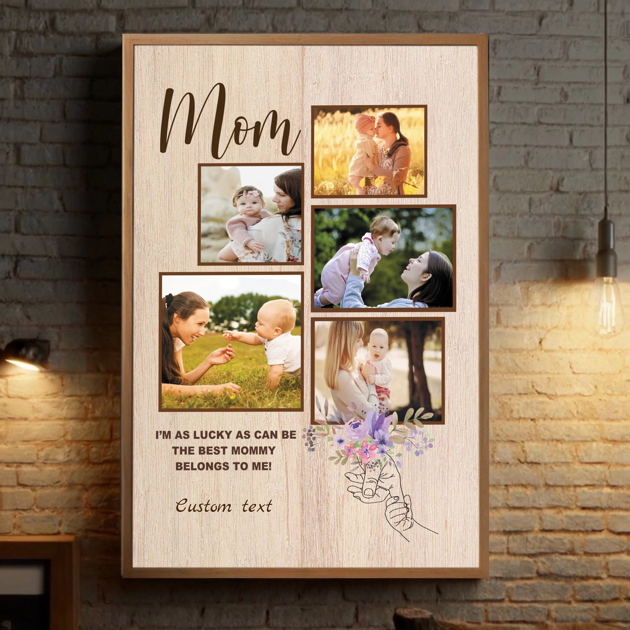 Luckiest Child – Personalized Poster Gift to Celebrate Mom’s Love - 89Prints