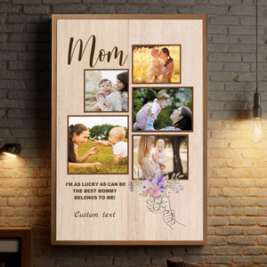 Luckiest Child – Personalized Poster Gift to Celebrate Mom’s Love - 89Prints
