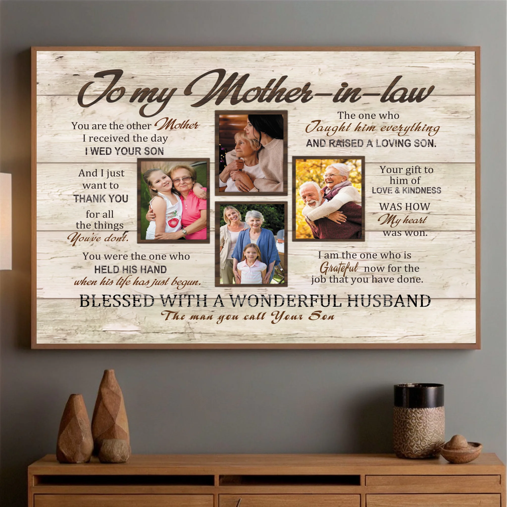 A Timeless Treasure – Personalized Poster of Your Family and Mom - 89Prints
