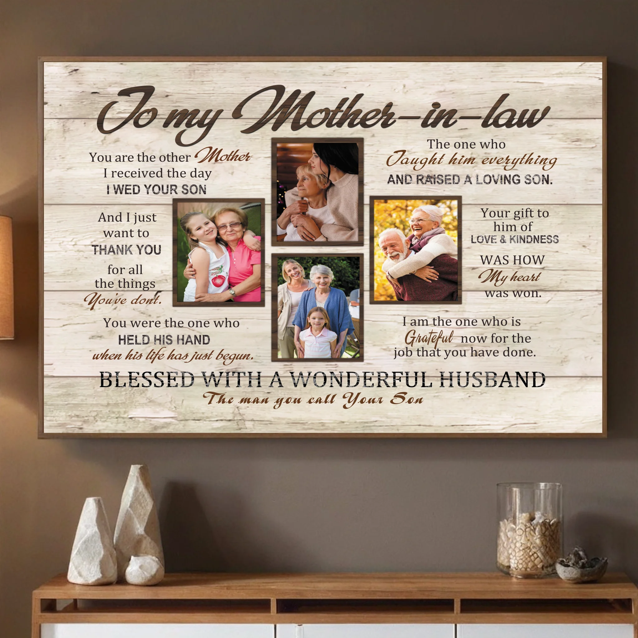 A Timeless Treasure – Personalized Poster of Your Family and Mom - 89Prints