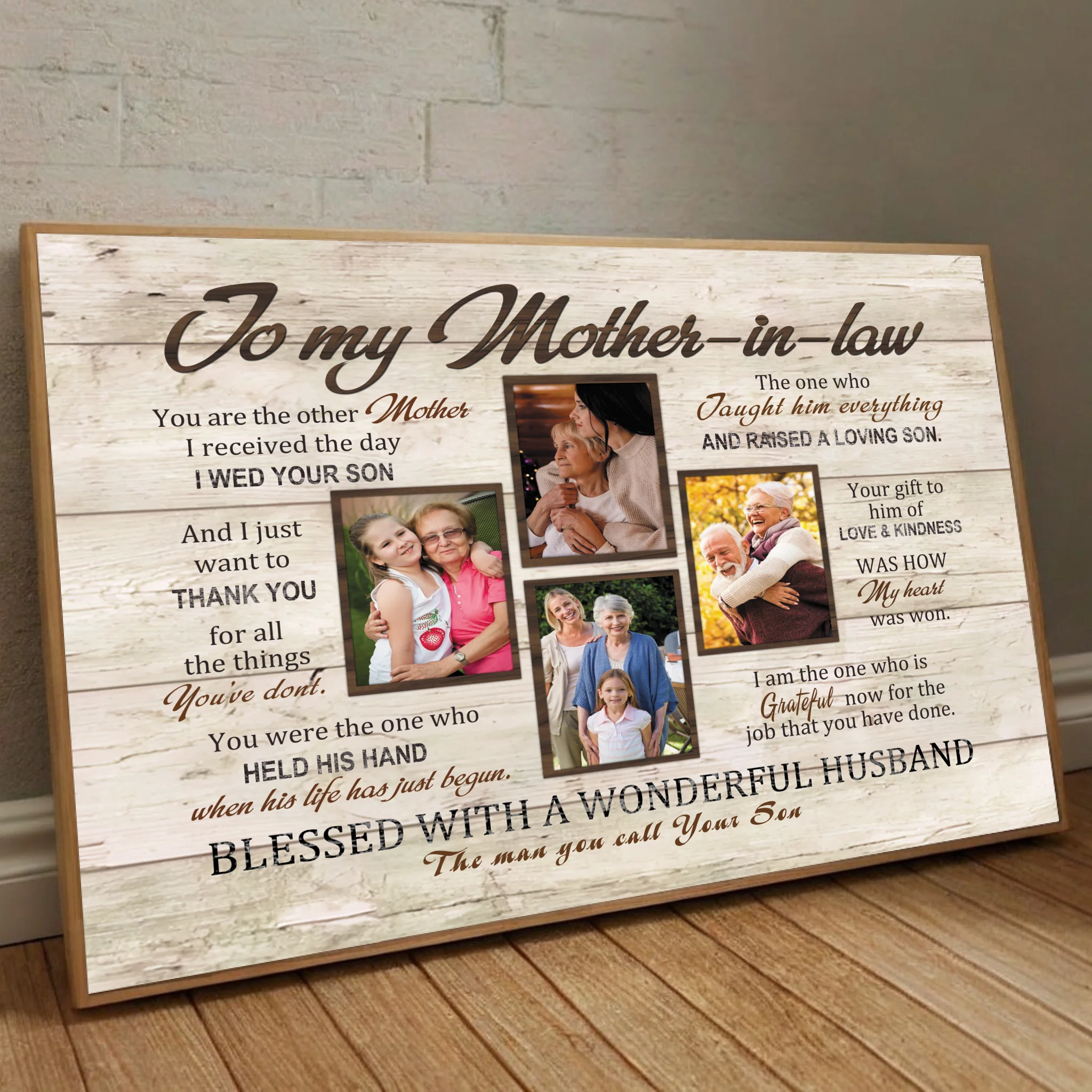 A Timeless Treasure – Personalized Poster of Your Family and Mom - 89Prints