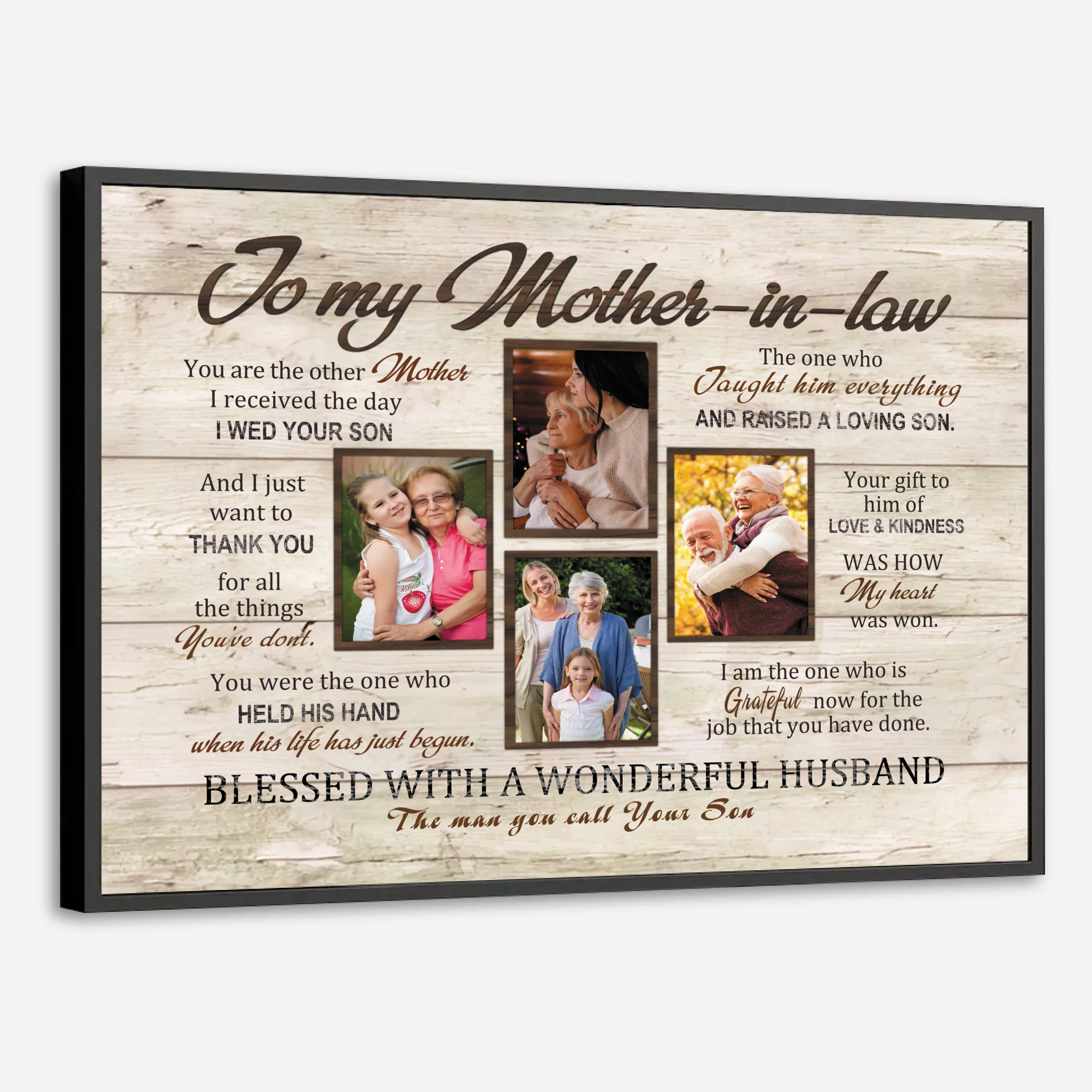A Timeless Treasure – Personalized Poster of Your Family and Mom - 89Prints