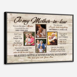 A Timeless Treasure – Personalized Poster of Your Family and Mom - 89Prints