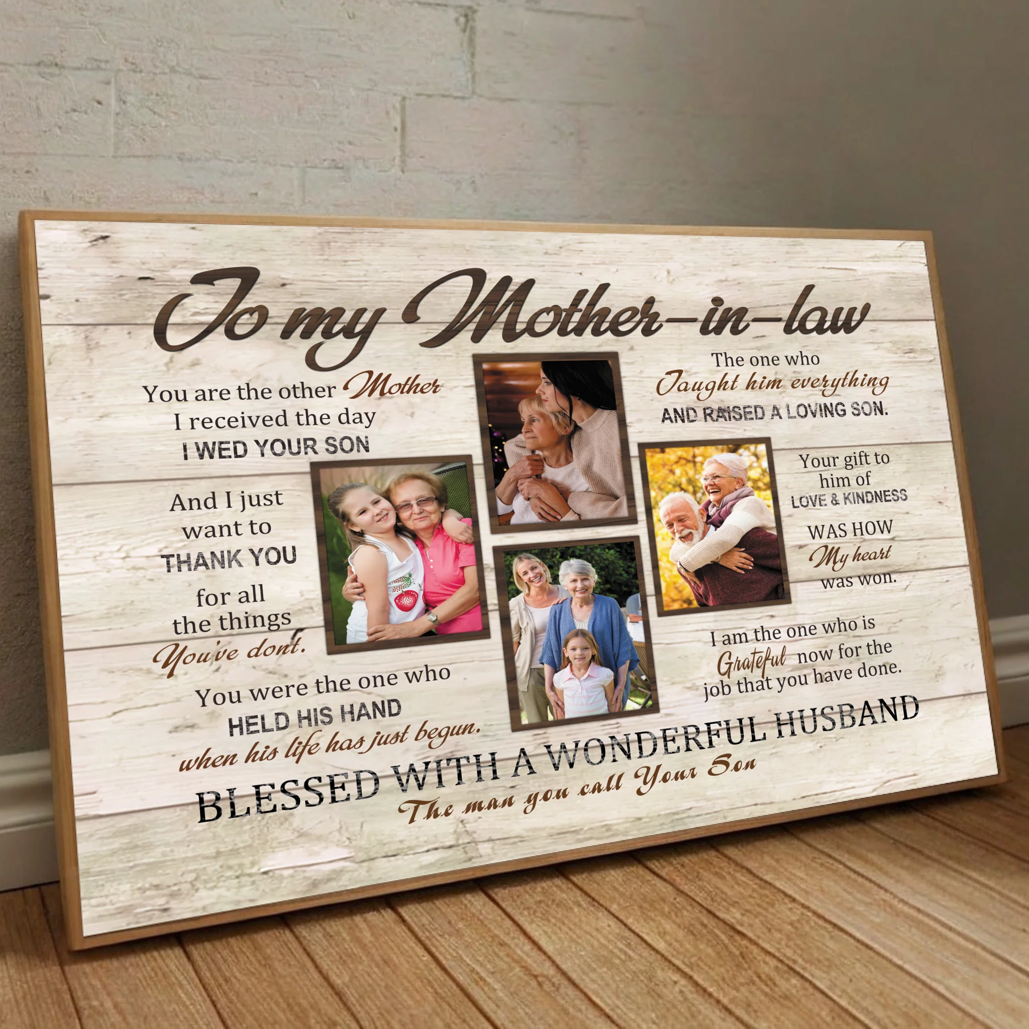 A Timeless Treasure – Personalized Poster of Your Family and Mom - 89Prints