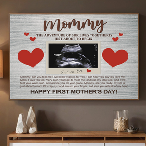 Personalized First Mother’s Day Poster for Mom – A Precious Gift - 89Prints
